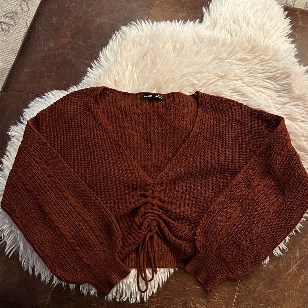 SHEIN Rust Sweater
